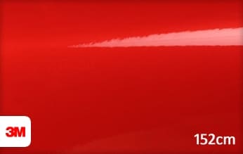 3M 1380 G53 Gloss Flame Red wrap folie