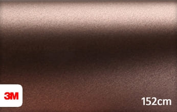 3M 1380 M219 Matte Brown Metallic wrap folie