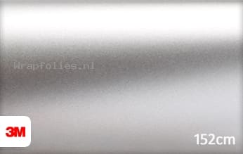 3M 1380 S130 Satin Silver Metallic wrap folie