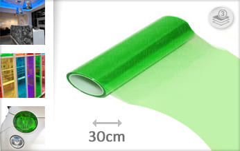 Groen lampen wrap folie