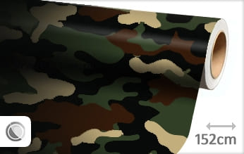Camouflage leger wrap folie