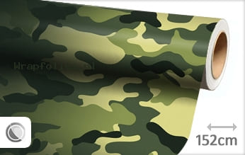 Camouflage oerwoud wrap folie