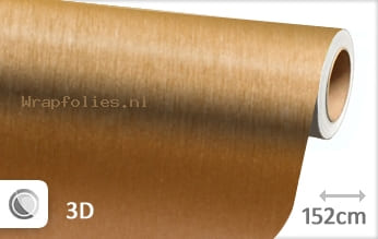 Geborsteld aluminium goud wrap folie