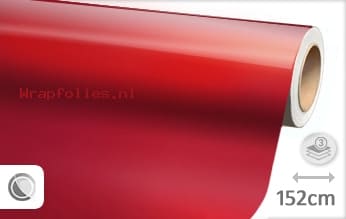 Glans metallic rood wrap folie