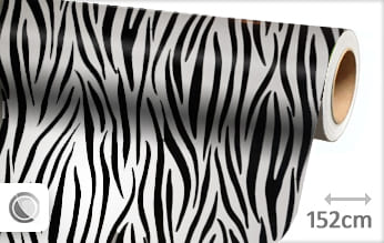 Zebra print wrap folie