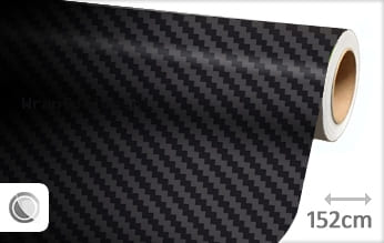 Zwart 3D carbon wrap folie